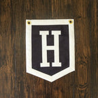 Monogram Banner: 11x14 inch Personalized Wall Hanging with Grommets