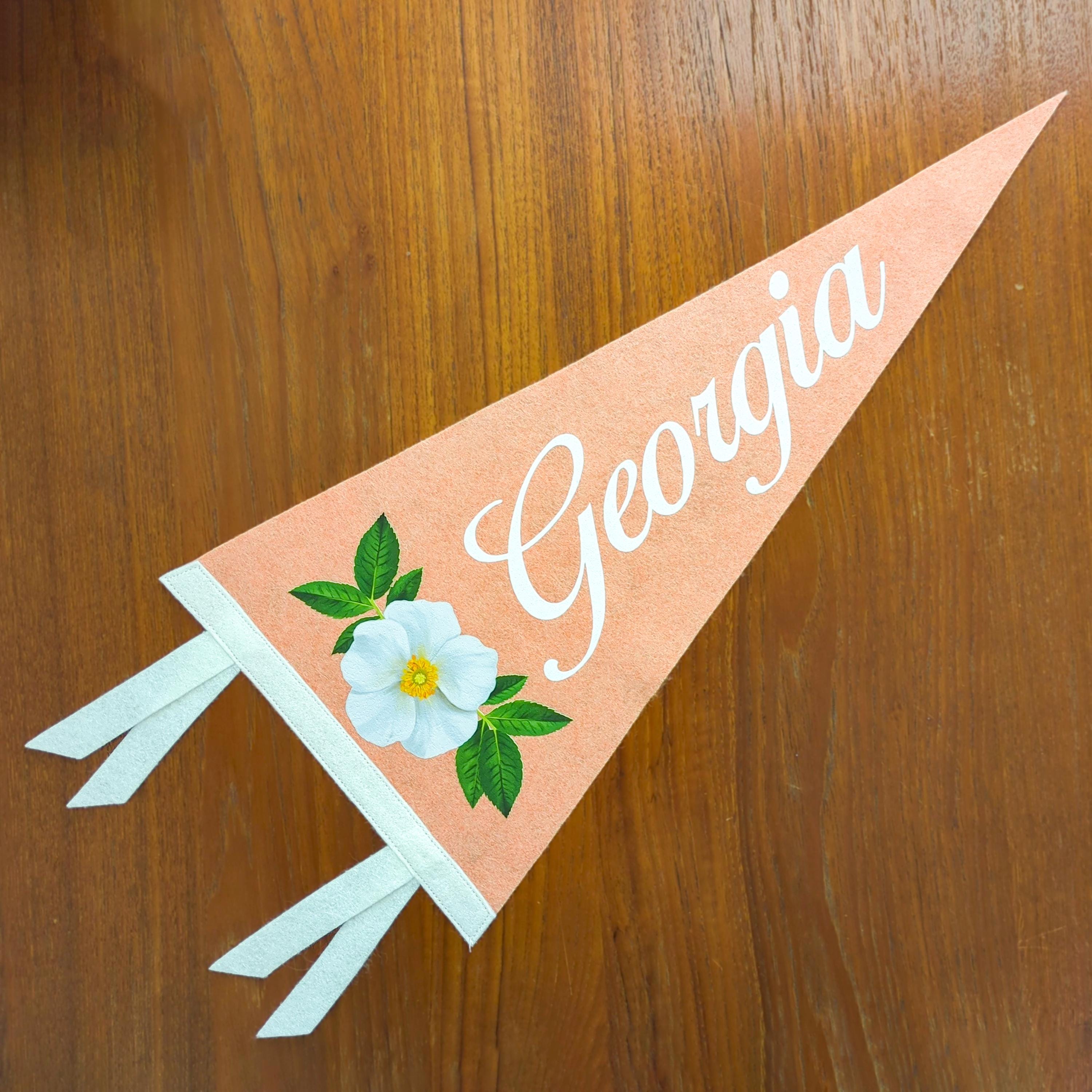 GEORGIA State Flower Pennant