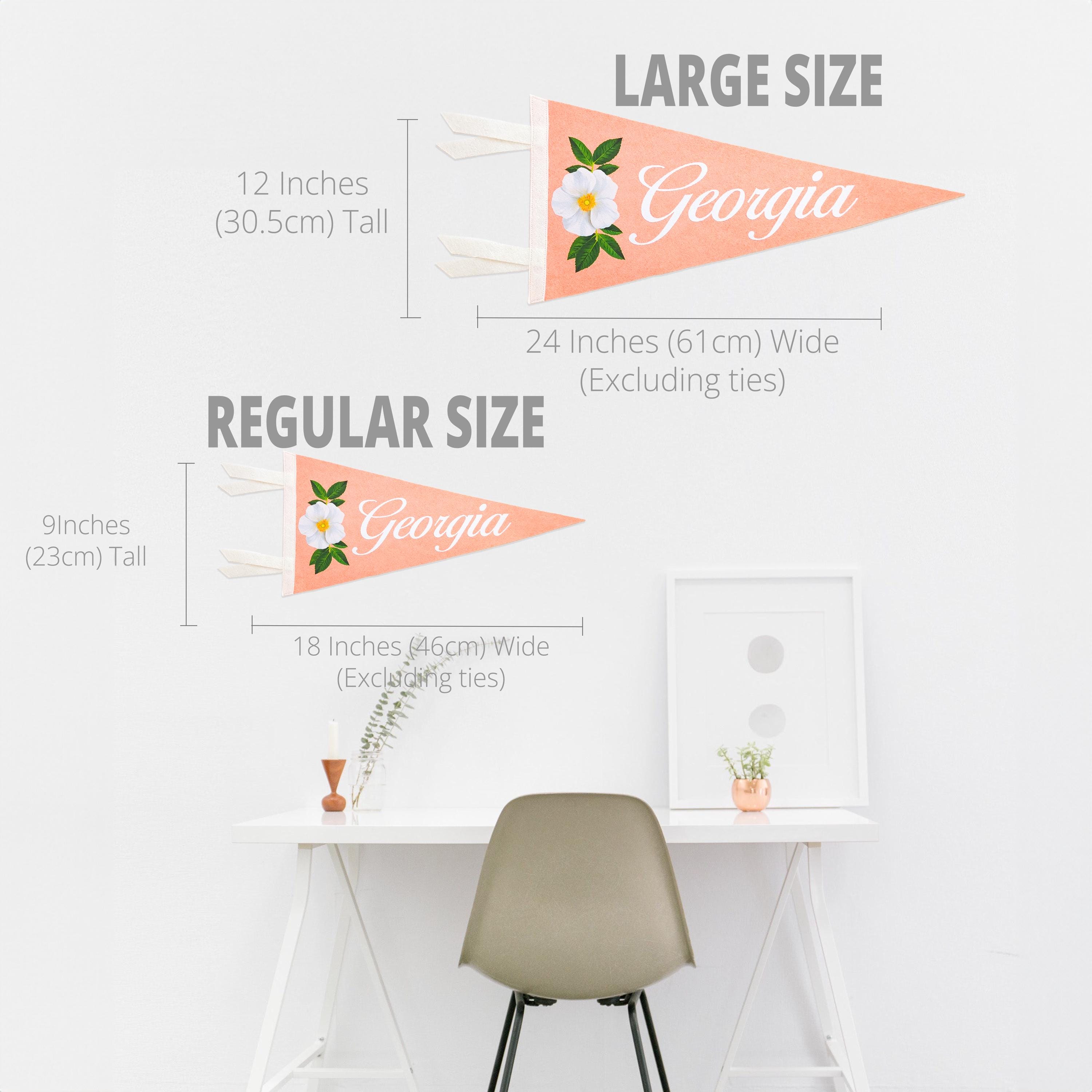 GEORGIA State Flower Pennant