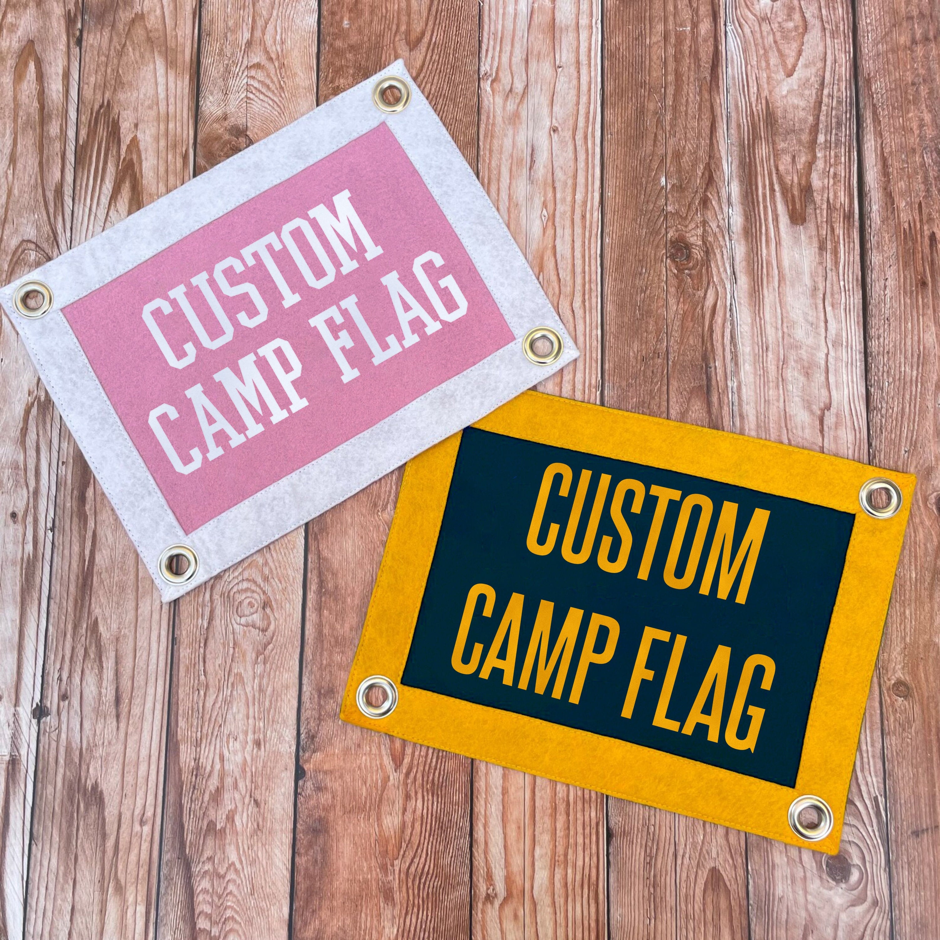 Custom Felt Camp Flag
