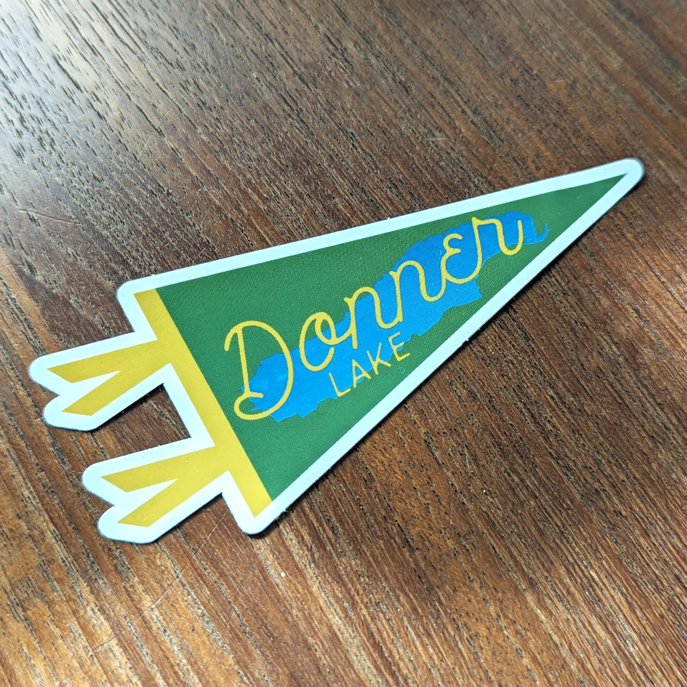 Lake Tahoe or Donner Lake Vinyl Sticker Decal