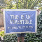 Giant Custom Felt Banner: Large Personalized Camp Flag (36 x 48 inch)