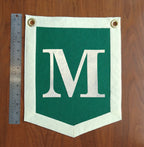 Monogram Banner: 11x14 inch Personalized Wall Hanging with Grommets