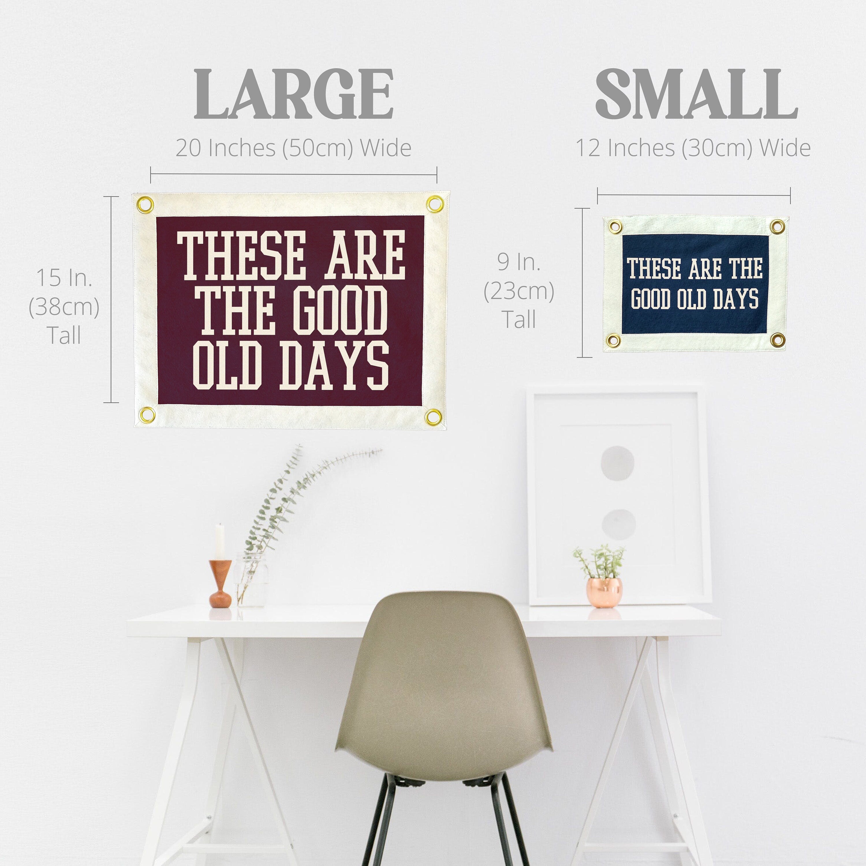 These Are The Good Old Days Camp Flag