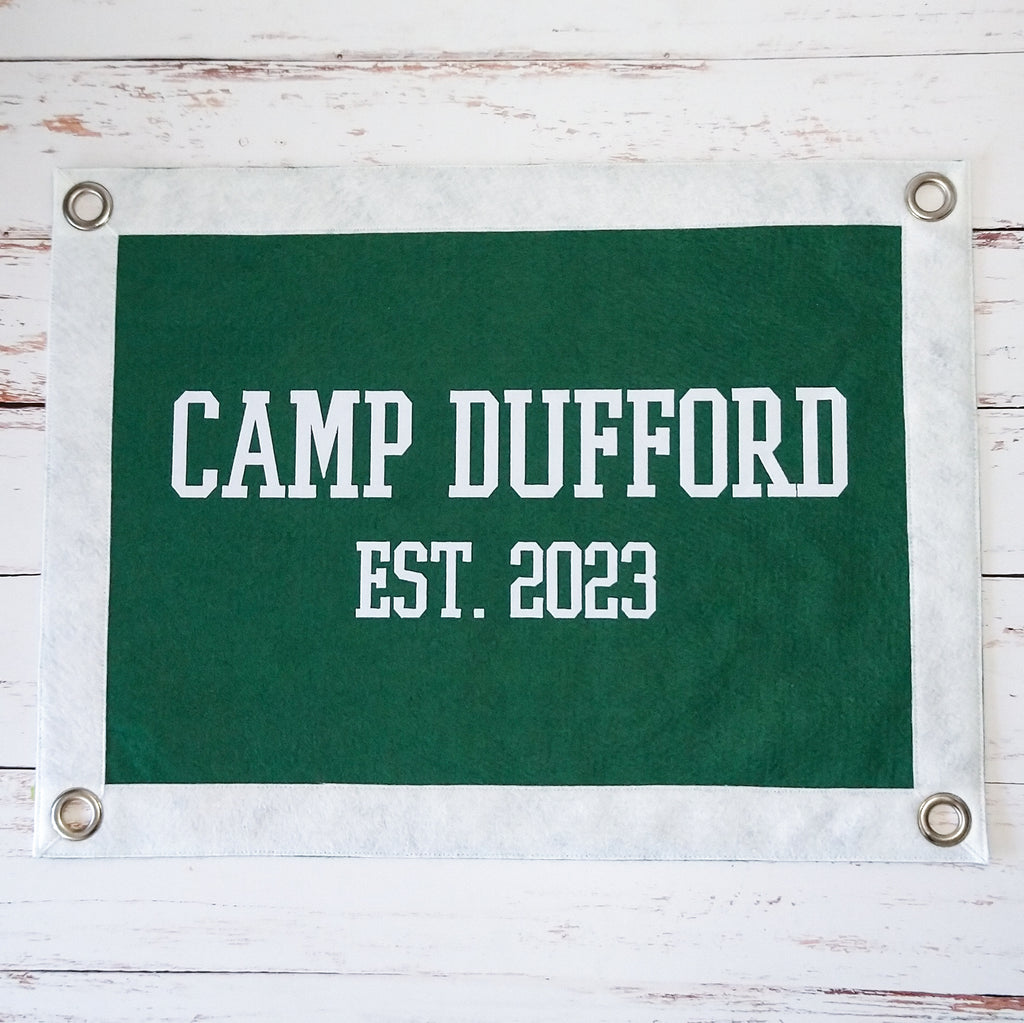 Custom Felt Camp Flag