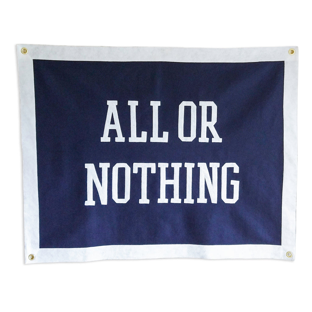 Giant Custom Felt Banner: Large Personalized Camp Flag (36 x 48 inch)