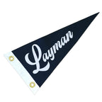 Custom Felt Pennant with Grommets