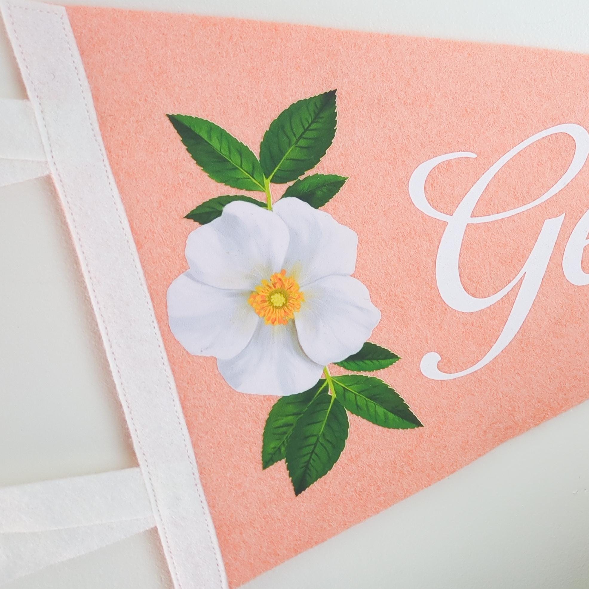 GEORGIA State Flower Pennant