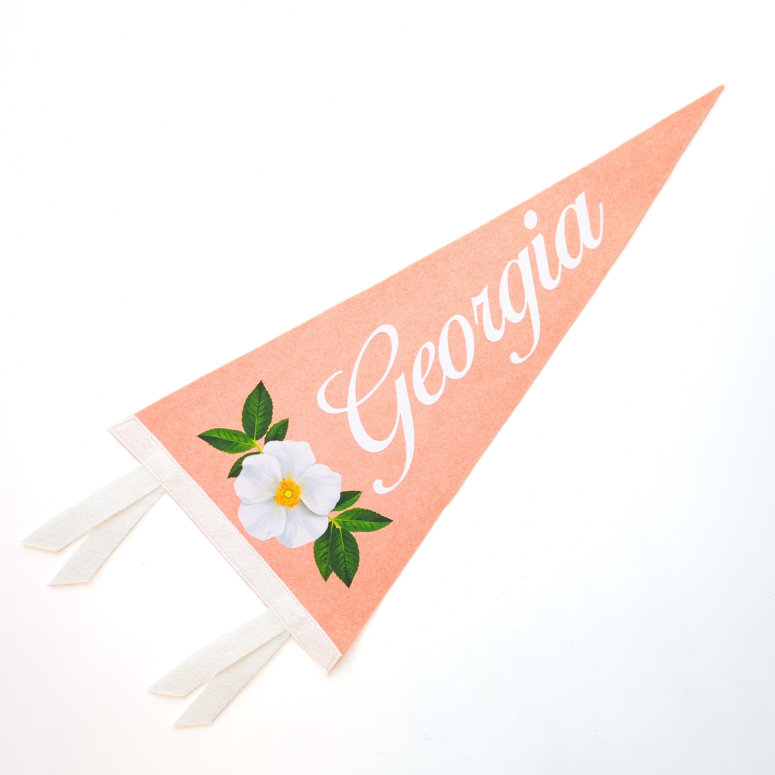 GEORGIA State Flower Pennant