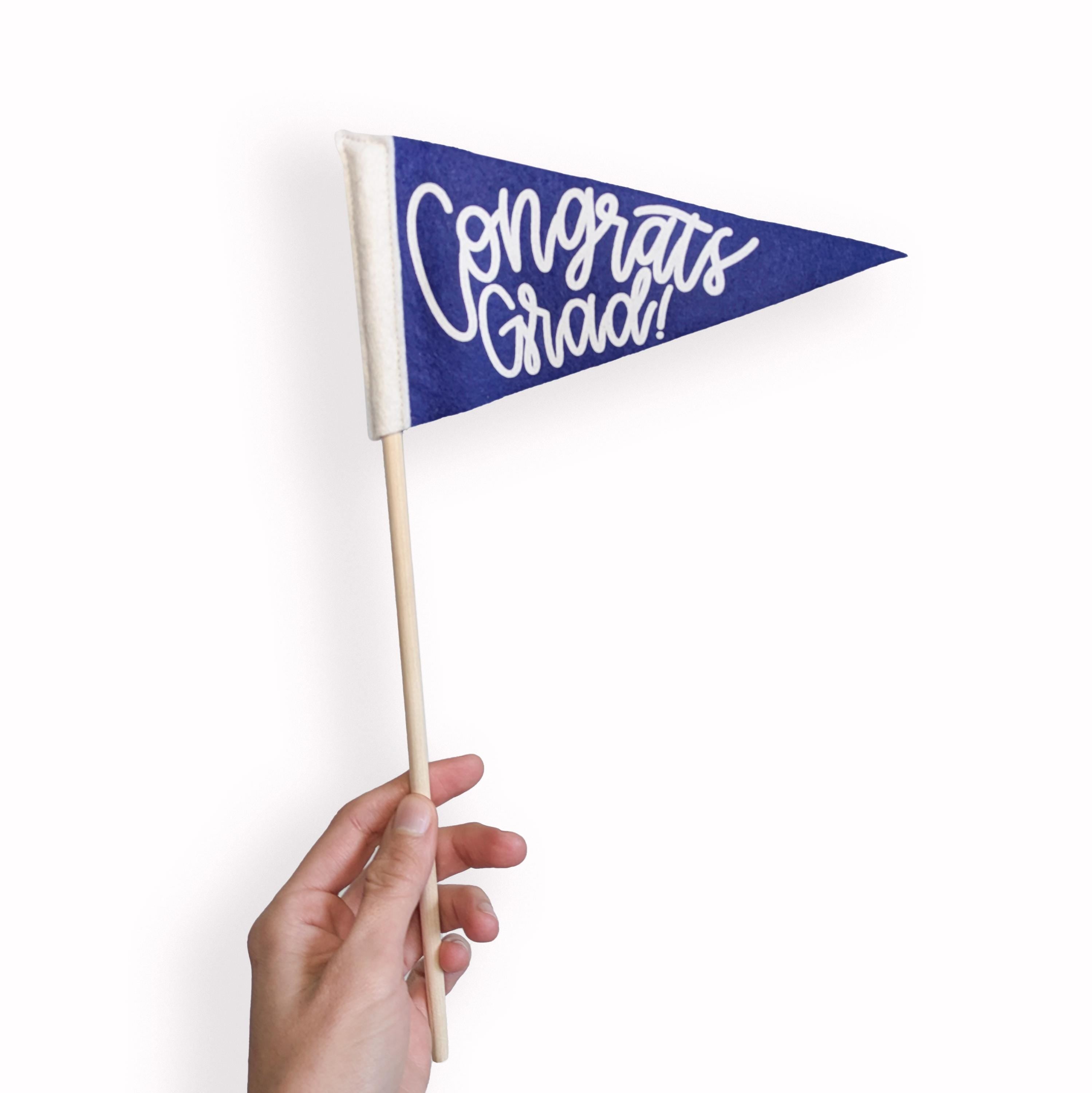Class of 2026 or Congrats Grad Mini Pennant