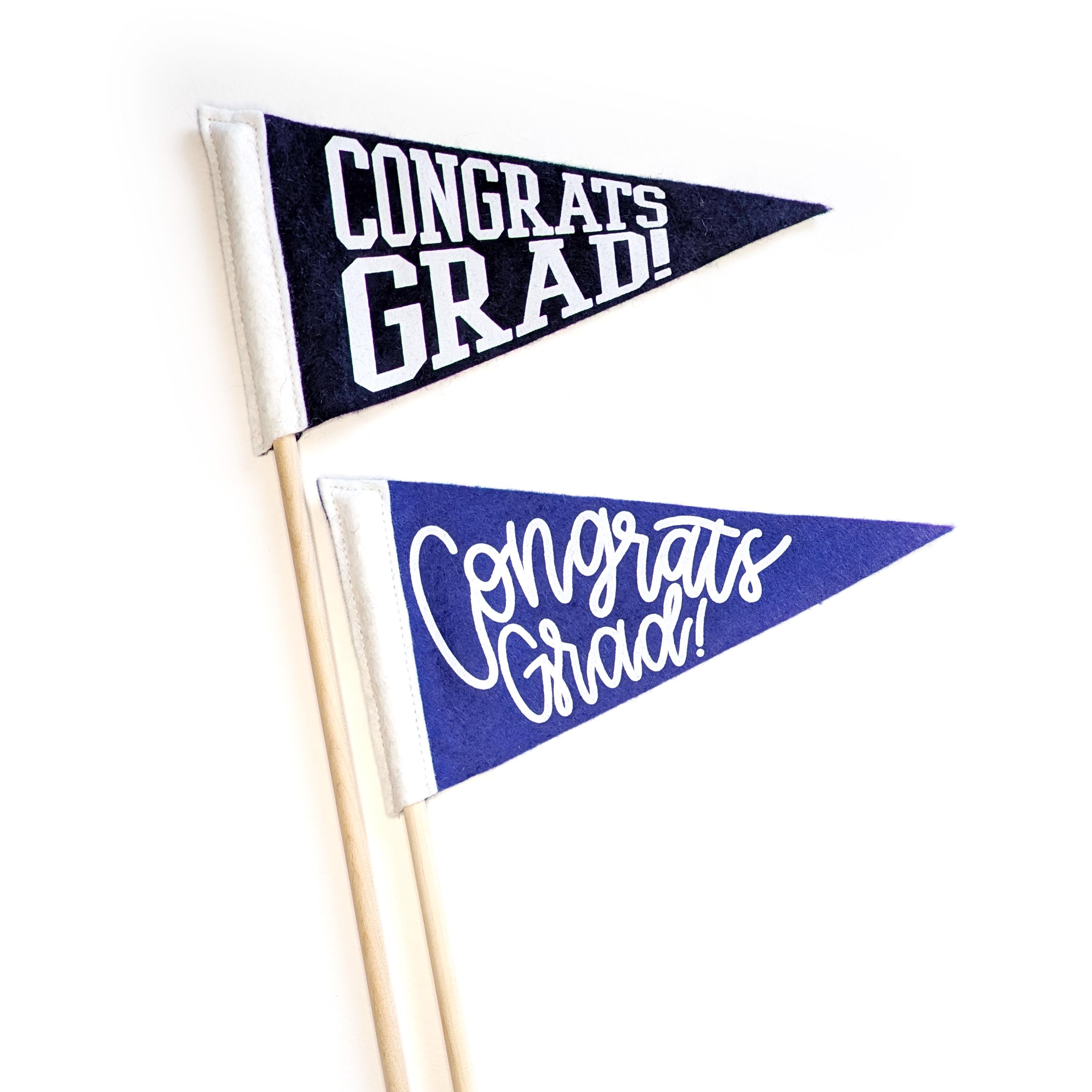 Class of 2026 or Congrats Grad Mini Pennant