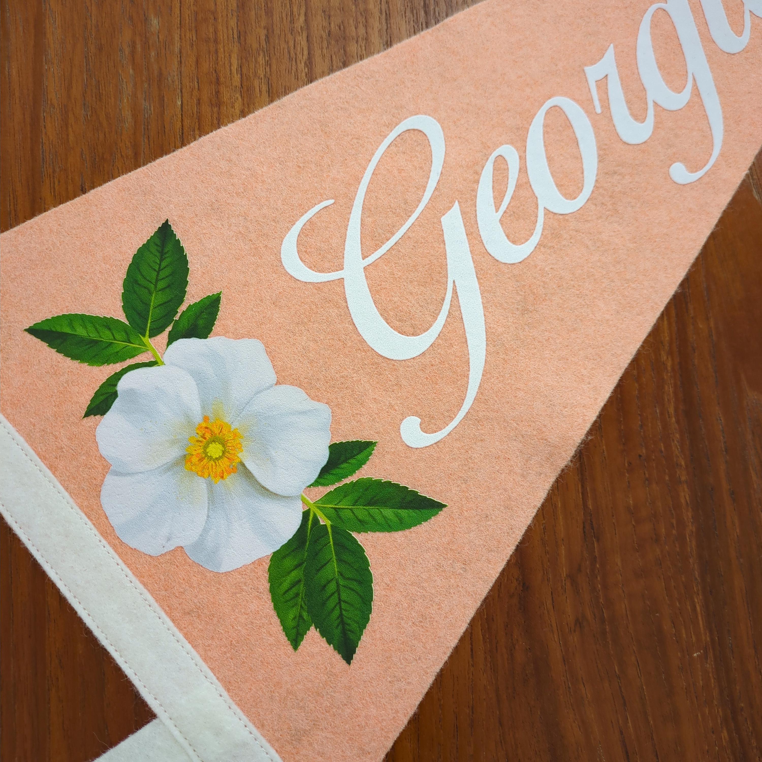GEORGIA State Flower Pennant