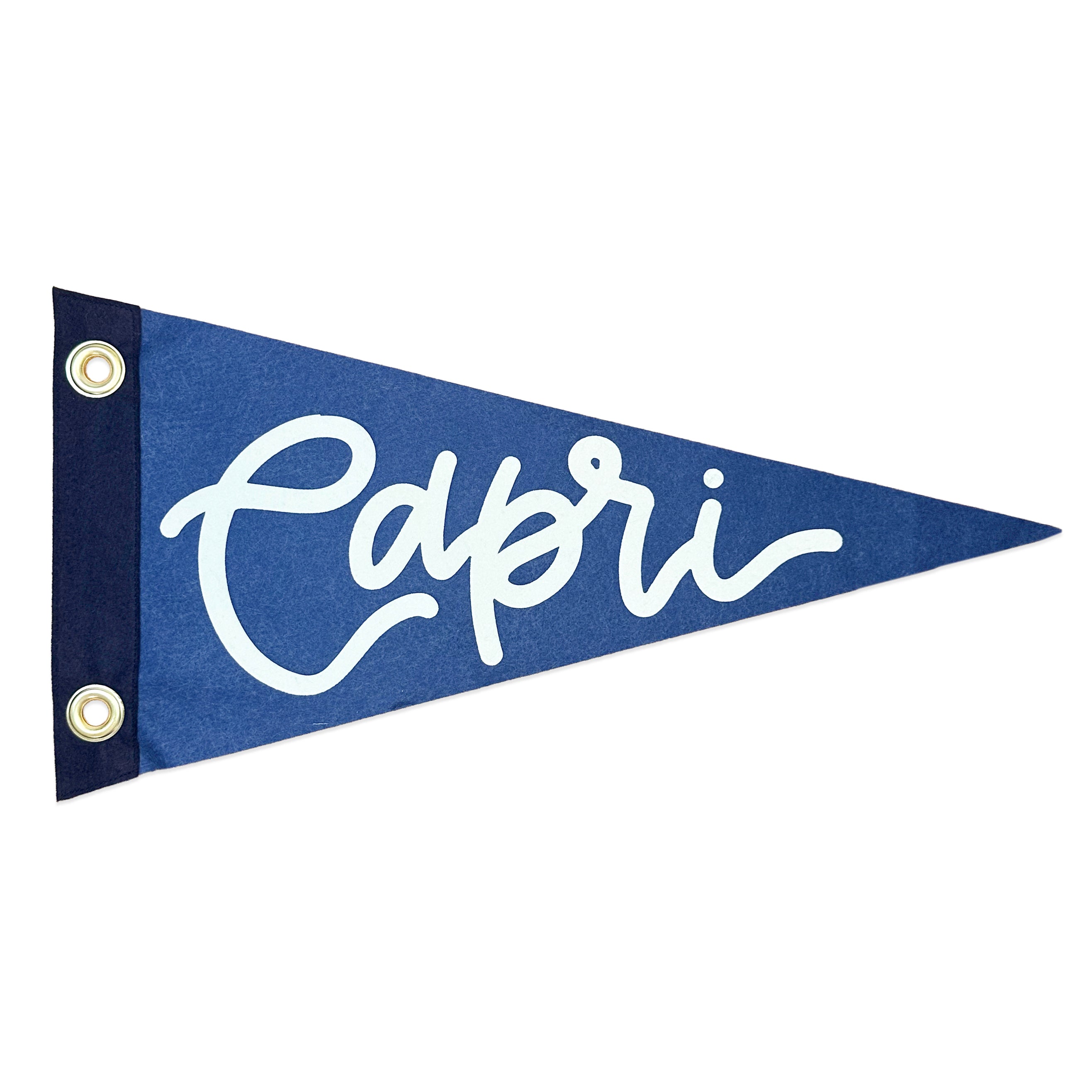 Custom Felt Pennant with Grommets