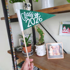 Class of 2026 or Congrats Grad Mini Pennant