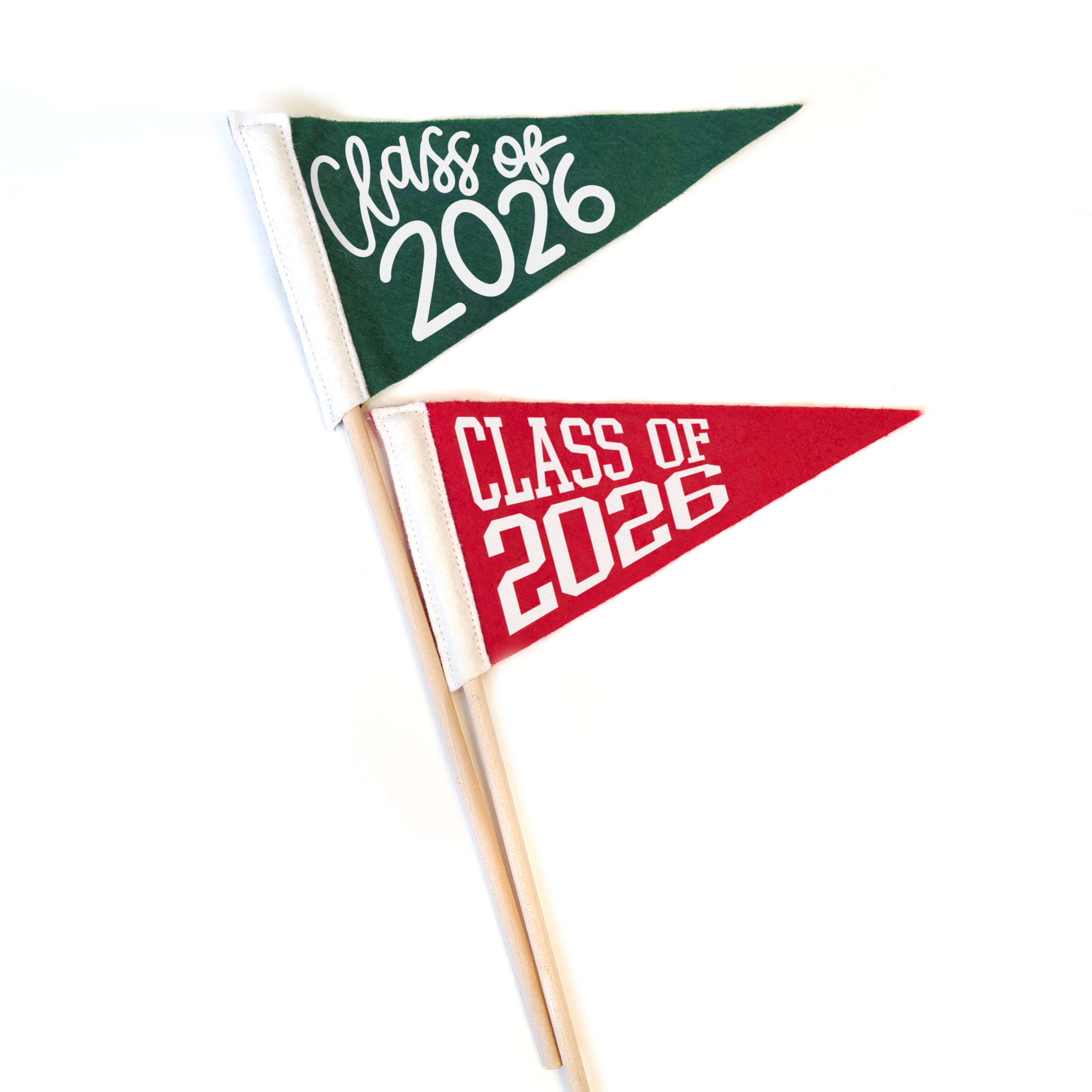 Class of 2026 or Congrats Grad Mini Pennant