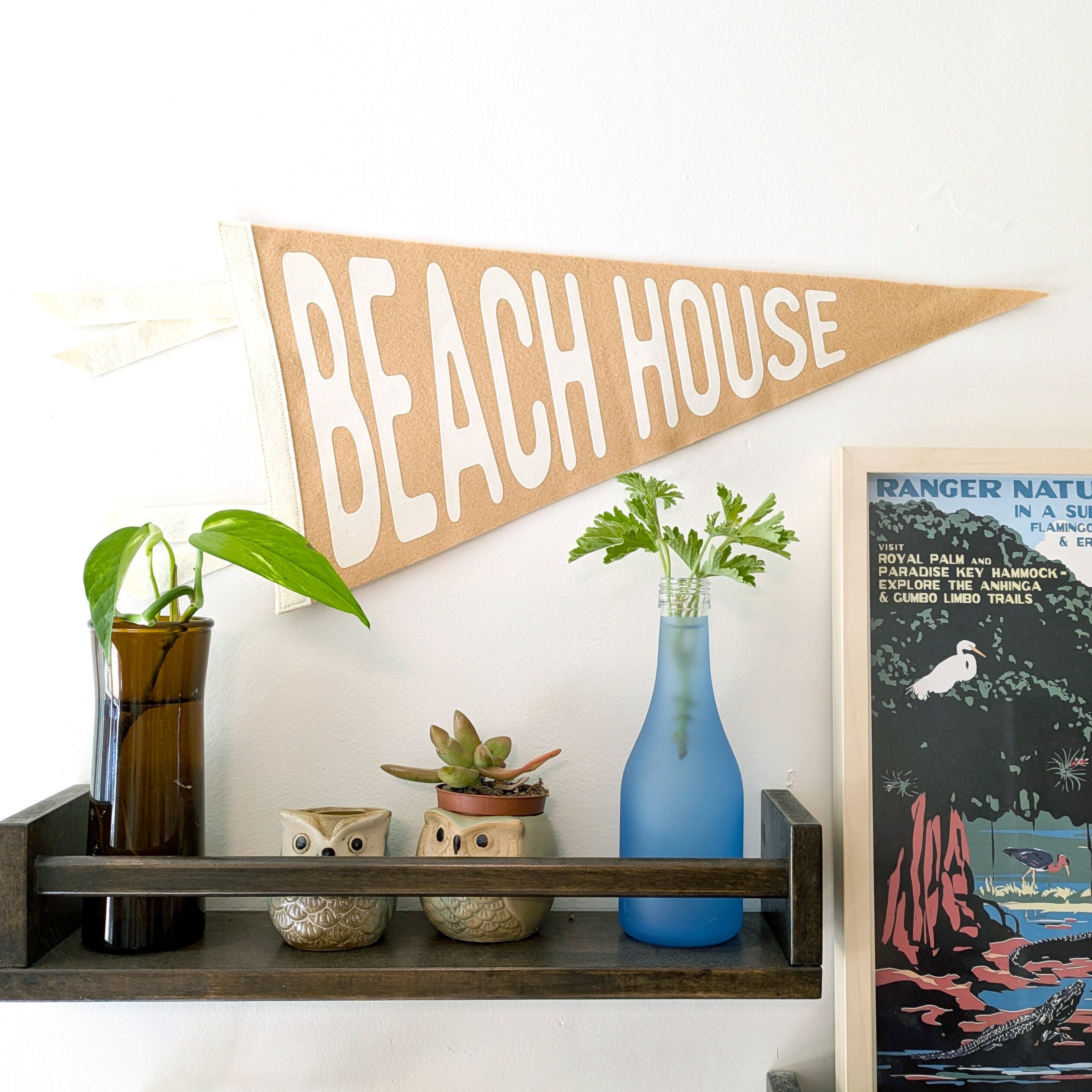 Beach House Pennant | 9x18 inch Sign