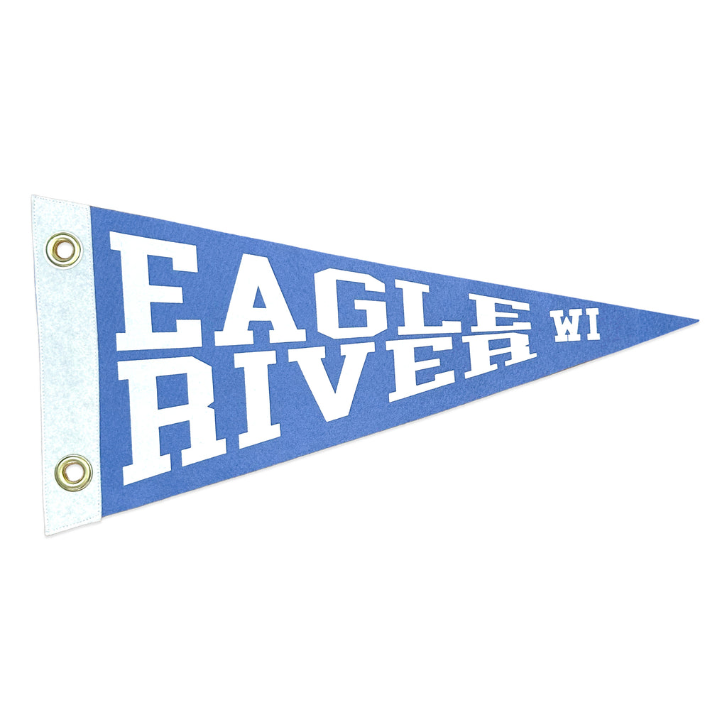 Custom Felt Pennant with Grommets