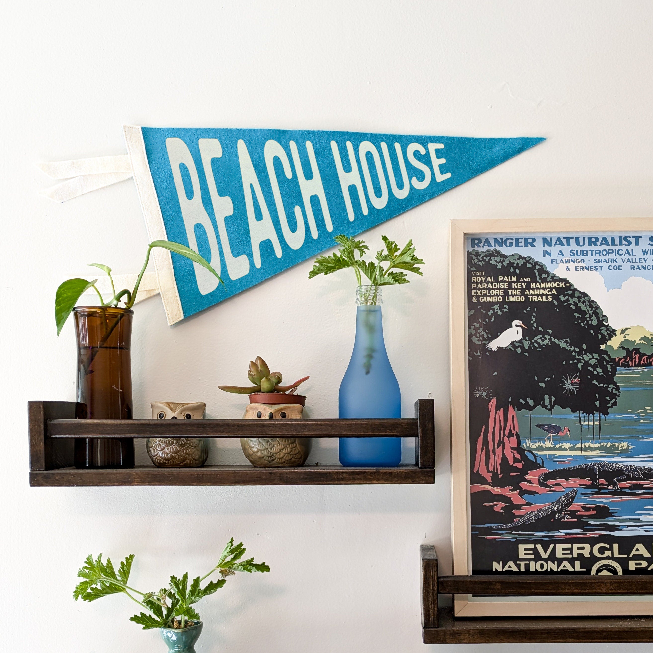 Beach House Pennant | 9x18 inch Sign