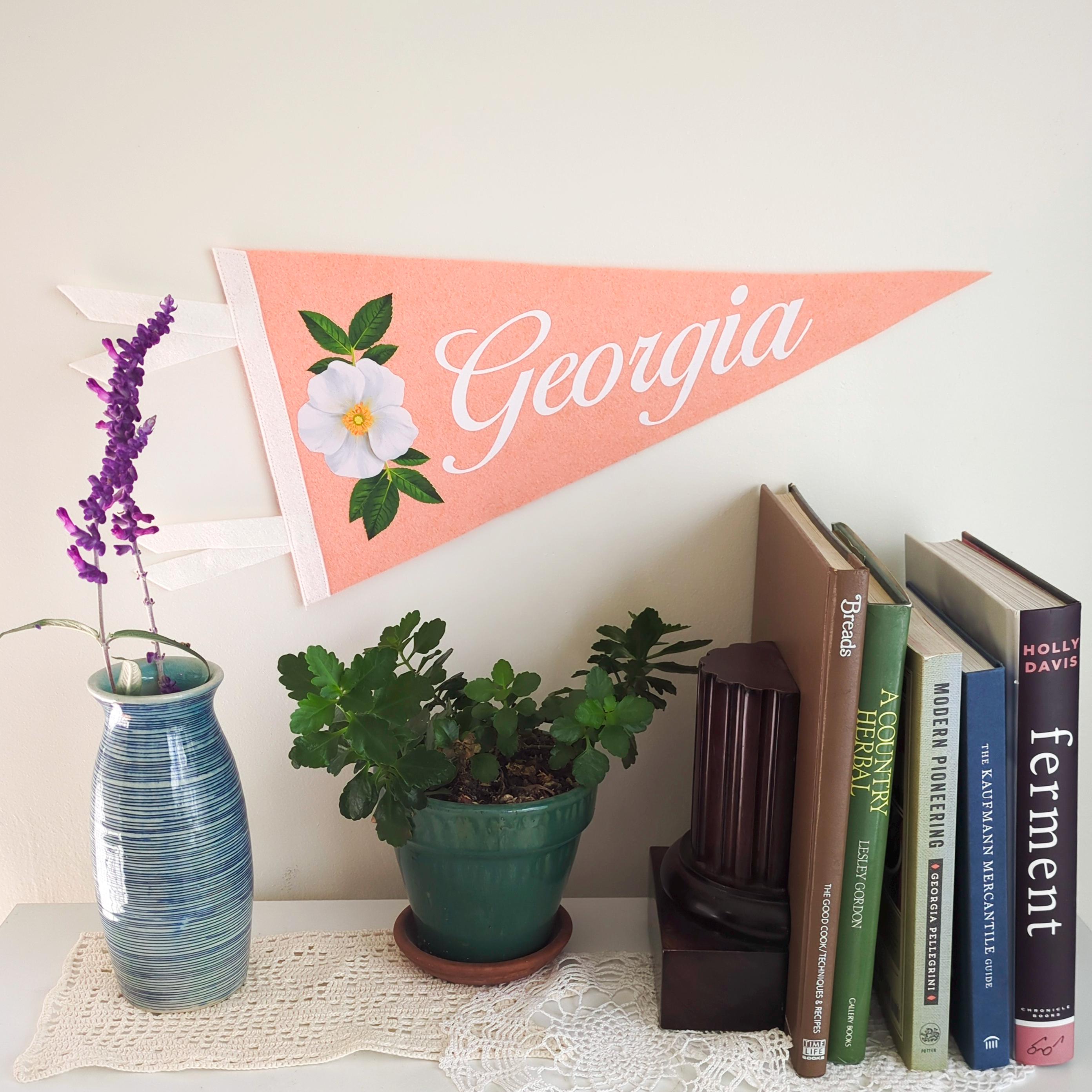 GEORGIA State Flower Pennant