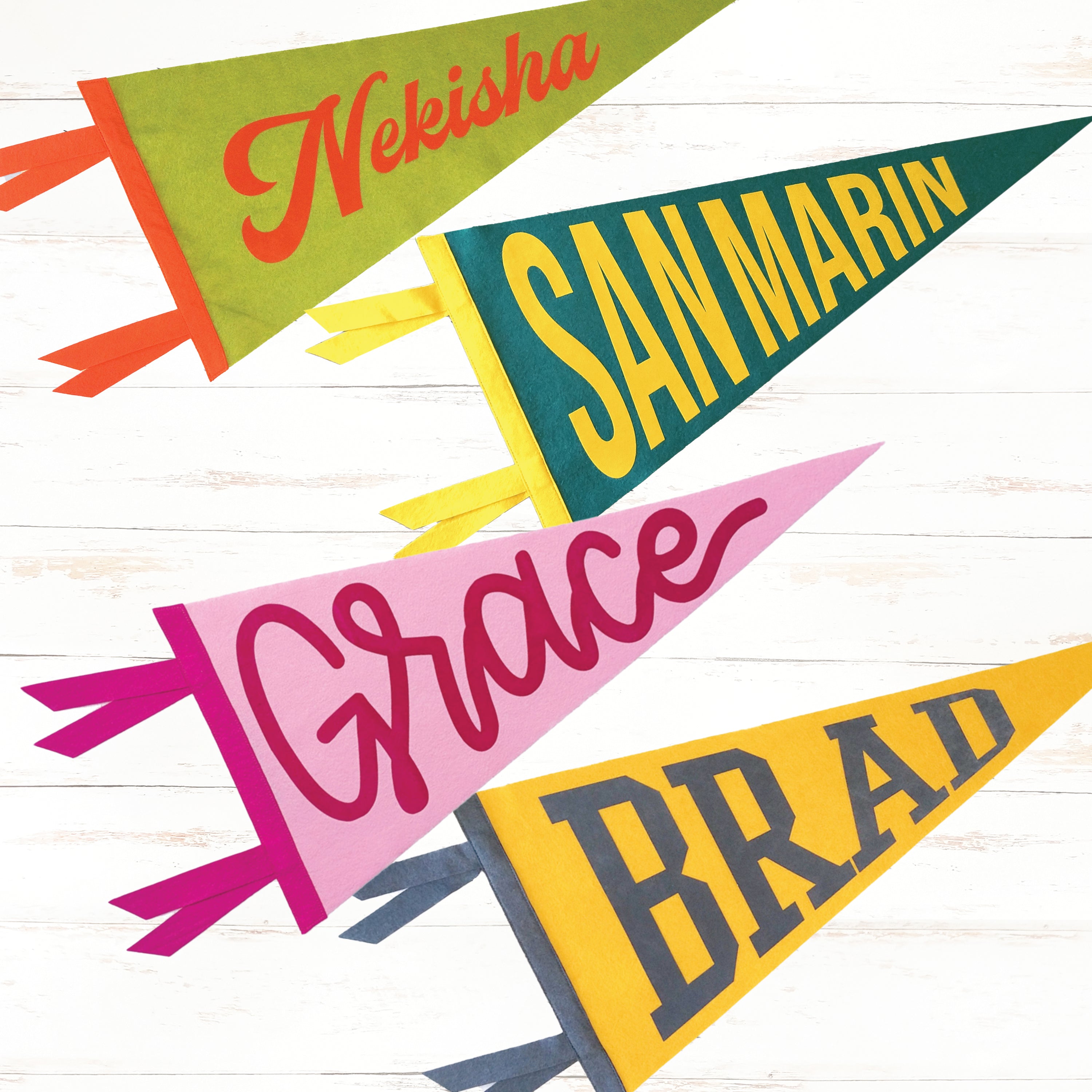 Custom Felt Pennant