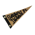 Custom Felt Pennant with Grommets