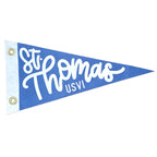 Custom Felt Pennant with Grommets