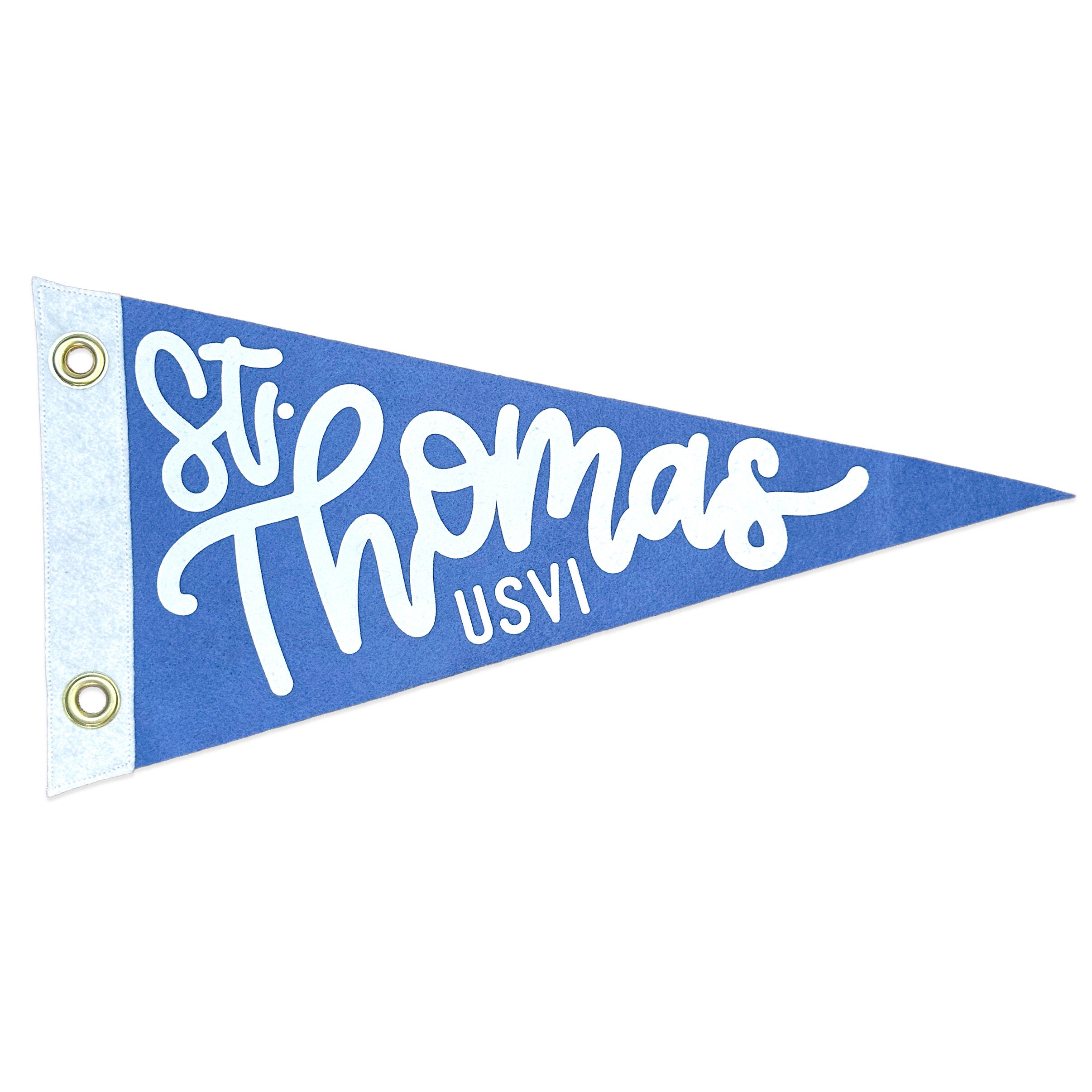 Custom Felt Pennant with Grommets